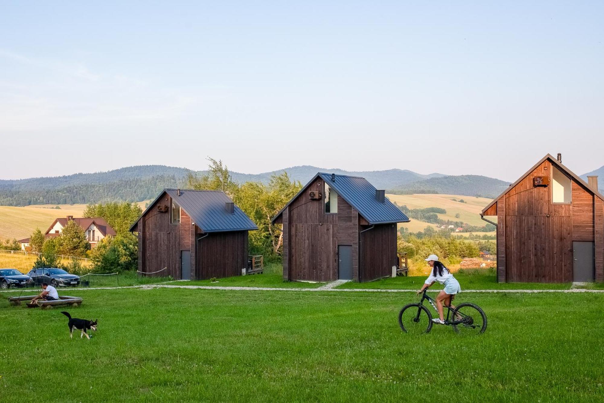 Polana Piorun Domki Wakacyjne W Beskidach Krynica-Zdrój Exterior foto