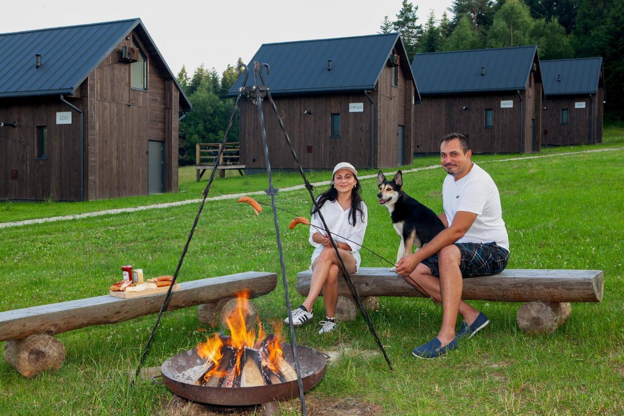 Polana Piorun Domki Wakacyjne W Beskidach Krynica-Zdrój Exterior foto